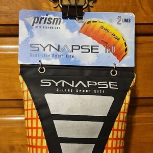 PRISM Synapse 170 Yellow and Red Kite-Dual-Line Sport Kite